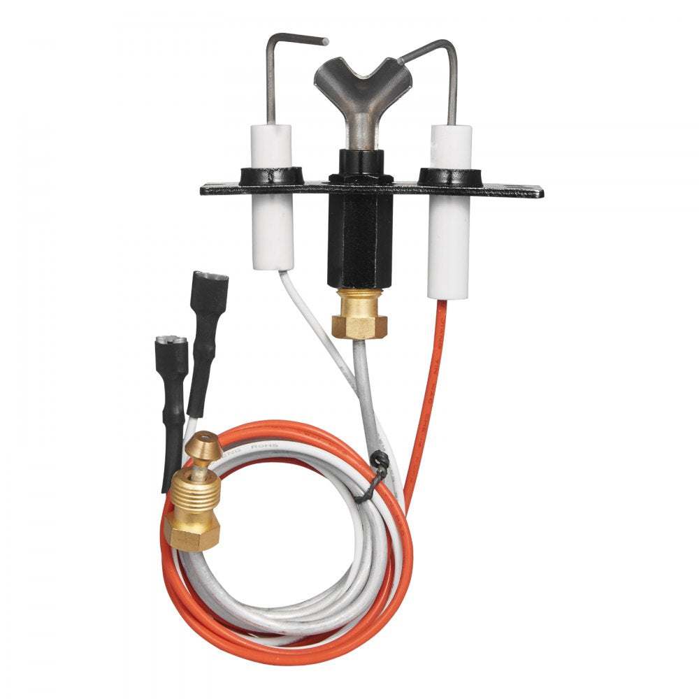 VEVOR Gas Pilot Assembly, OE 2090-012, 2198-012, SRV2090-012 Fireplace Gas Pilot Assembly, Natural Gas Ignition Replacement, Fit Heatilator, Heat & Glo, Quadra-Fire, Outdoor Lifestyles, Majestic