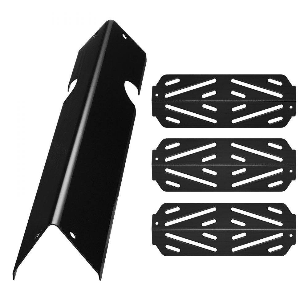 VEVOR Flavorizer Bars and Heat Deflectors, 17 in Grill Replacement Part, for Weber Genesis ll 310 315 335 340, E/S 325s, ES/SX 325s, E/S 335, EX/SX/EPX-335 Grills, Porcelain-enameled Steel, 8 Pack