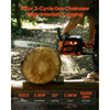 VEVOR 62 cc Gas Chainsaw, 20 inch Gas Powered Chainsaw, 3.8 HP Power Chain Saw with Non-Slip Handle, Gas-Powered Chainsaws with Dual Fuel Tanks, For Wood Cutting, Tree Trimming, and Land Clearing