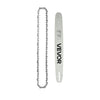 VEVOR Bar & Chainsaw Chain Combo 18" .325" Pitch .058" Gauge 72 Drive Links, Fits VEVOR CN-52G / CN-58G / CN-62G Gas Chainsaw, Alloy Steel, Replacement Guide Bar & Saw Chain with Sharp Cutter Teeth