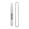 VEVOR Bar & Chainsaw Chain Combo 20" .325" Pitch .058" Gauge 76 Drive Links, Fits VEVOR CN-52G / CN-58G / CN-62G Gas Chainsaw, Alloy Steel, Replacement Guide Bar & Saw Chain with Sharp Cutter Teeth
