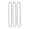 VEVOR Chainsaw Chain 3 Pack 20 Inch 0.325" Pitch 0.058" Gauge 76 Drive Link, Fits VEVOR CN-58G / CN-62G Gas Chainsaw, Forged Alloy Steel, Replacement Saw Chains with Sharp Cutter Teeth & Tie Straps