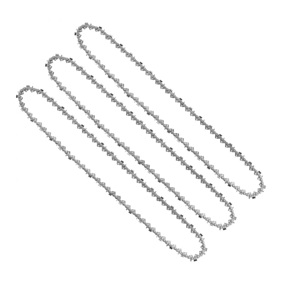 VEVOR Chainsaw Chain 3 Pack 20 Inch 0.325" Pitch 0.058" Gauge 76 Drive Link, Fits VEVOR CN-58G / CN-62G Gas Chainsaw, Forged Alloy Steel, Replacement Saw Chains with Sharp Cutter Teeth & Tie Straps