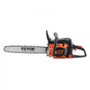 VEVOR Gas Chainsaw, 52CC 18" 2.55HP, Gasoline Powered Chain Saw, Handheld Cordless Petrol Chainsaws for Tree Wood Branch Cutting, Tree Trimming, Land Clearing, Farm Garden Ranch Forest Cutting Use