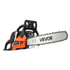 VEVOR Gas Powered Chainsaw 18 & 20 Inch 58CC 3.22HP 2 Stroke Engine Saw, for Wood Cutting, Tree Trimming & Land Clearing, Throttle-Synced Choke, Power Chain Saw with Non-Slip Handle & Dual Tanks