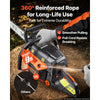 VEVOR Gas Powered Chainsaw 18 Inch 52CC 2.55HP 2 Stroke Engine Gas Chainsaw, for Wood Cutting, Tree Trimming & Land Clearing, Throttle-Synced Choke, Power Chain Saw with Non-Slip Handle & Dual Tanks