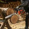 VEVOR Gas Powered Chainsaw 18 Inch 52CC 2.55HP 2 Stroke Engine Gas Chainsaw, for Wood Cutting, Tree Trimming & Land Clearing, Throttle-Synced Choke, Power Chain Saw with Non-Slip Handle & Dual Tanks
