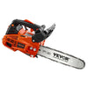 VEVOR Gas Powered Chainsaw 12 Inch 25.4CC 1HP 2 Stroke Engine Gas Chainsaw, for Wood Cutting, Tree Trimming & Land Clearing, Throttle-Synced Choke, Power Chain Saw with Non-Slip Handle & Dual Tanks
