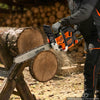 VEVOR Gas Powered Chainsaw 16 Inch 40CC 1.75HP 2 Stroke Engine Gas Chainsaw, for Wood Cutting, Tree Trimming & Land Clearing, Throttle-Synced Choke, Power Chain Saw with Non-Slip Handle & Dual Tanks