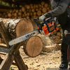 VEVOR Gas Powered Chainsaw 20 Inch 58CC 3.22HP 2 Stroke Engine Gas Chainsaw, for Wood Cutting, Tree Trimming & Land Clearing, Throttle-Synced Choke, Power Chain Saw with Non-Slip Handle & Dual Tanks