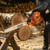 VEVOR Gas Powered Chainsaw 24 Inch 72CC 5HP 2 Stroke Engine Gas Chainsaw, for Wood Cutting, Tree Trimming & Land Clearing, Anti-Kickback Chain Brake, Power Chain Saw with Non-Slip Handle & Dual Tanks