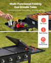 VEVOR Gas Griddle - Multi-Functional Folding Gas Griddle Table