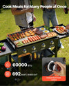 VEVOR Gas Griddle - Cook meals for many people at once (60000 BTU / 692 in²)