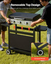VEVOR removable top design - lift-off tabletop conversion