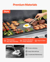 Premium materials and enamel non-stick grill plate highlights