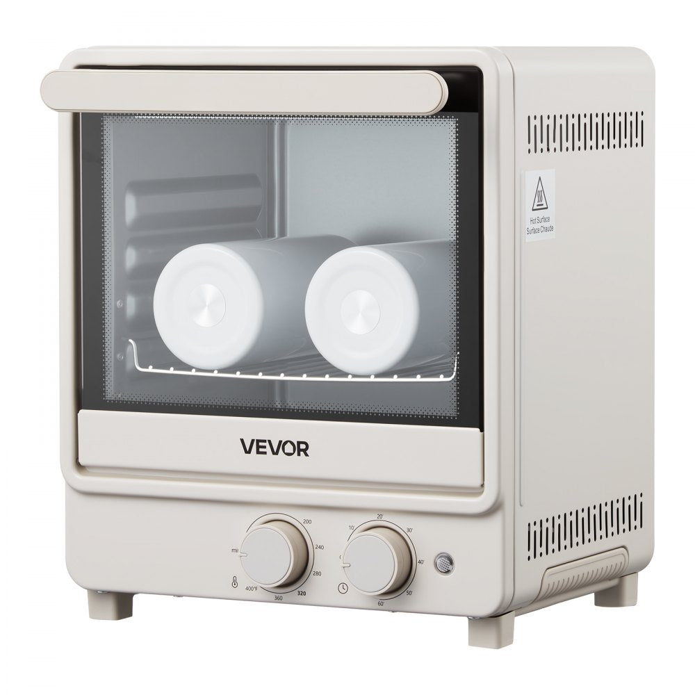 VEVOR Sublimation Oven Machine 13 Qt Fits 20oz Tumblers Convection Oven, for Sublimation Blank Tumblers, Mugs, Bowls, 360° Even Heating, with 50 Shrink Films, 1 Tape and 2 Heat-Resistant Gloves