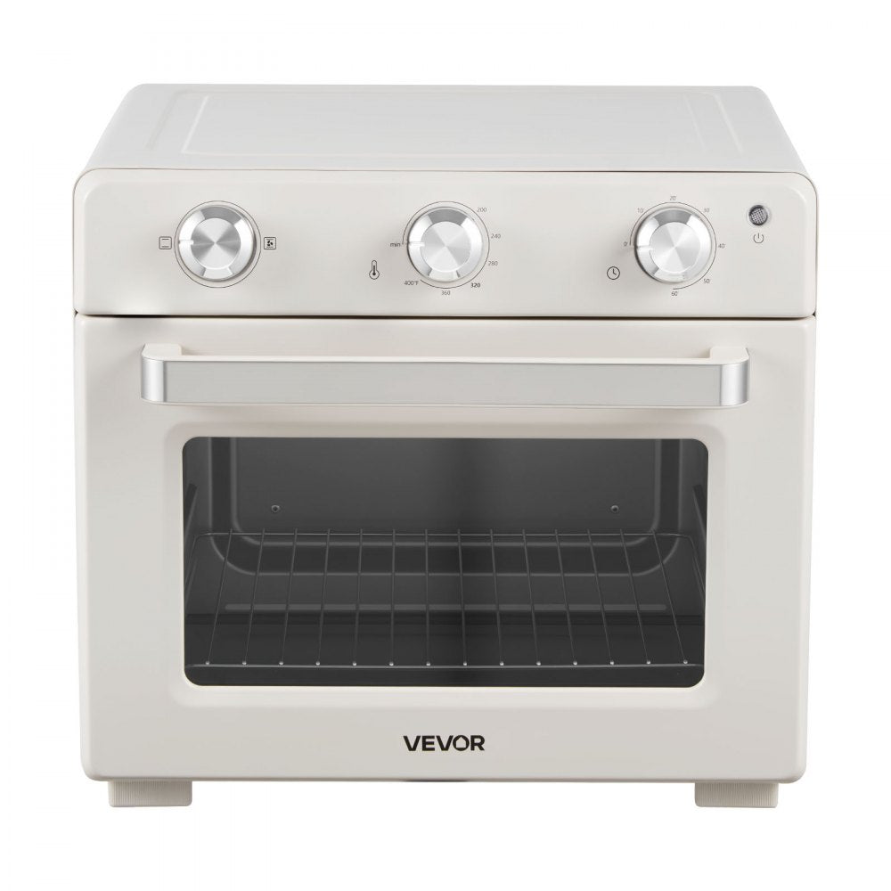 VEVOR Sublimation Oven Machine, 26 Qt, Fits 40oz Tumblers, with 50 Shrink Films, 1 Tape and 2 Heat Gloves, 360° Turbo Convection for Sublimation Blank Tumblers, Mugs, Bowls, Off-White