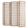 VEVOR Room Divider, 6 Panel Japanese Room Divider, Wood Folding Privacy Screen Indoor, Japanese Partition Dividers Portable Decoration Screens, for Room Separation Home Office Restaurant & Bedroom