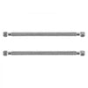 VEVOR Water Heater Kit, 18 Inch Length Water Heater Flex Connector, Waters Heaters Installation Kit with 3/4" FIP x 3/4" FIP Inlet & Outlet Connection for Bathroom, Kitchen, Laundry Room, Boiler Room