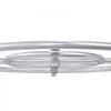 VEVOR 24 inch Round Drop-in Fire Pit Pan, Stainless Steel Fire Pit Burner, Natural & Propane Gas Fire Pan 92,000 BTU, for Indoor or Outdoor Use