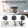 VEVOR Hot Water Recirculating Pump, 100W Water Circulator Pump, Auto Start/Close Ultra-silent Stainless Steel Head Circulation, for Electric Water Heater System/Facuet/Showerhead Circulation