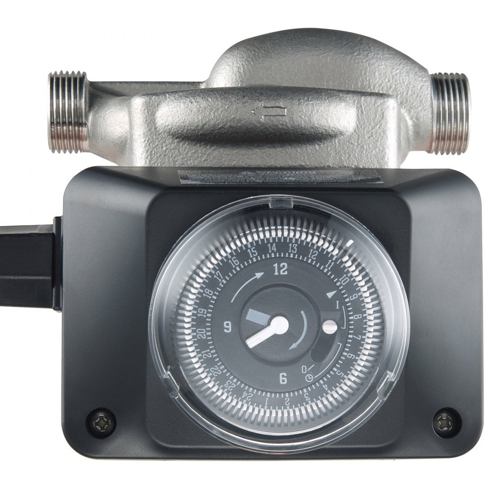 VEVOR Hot Water Recirculating Pump, 100W Water Circulator Pump, Auto Start/Close Ultra-silent Stainless Steel Head Circulation, for Electric Water Heater System/Facuet/Showerhead Circulation