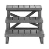 VEVOR Hot Tub Steps 3-Step Spa Stairs 27.5 in Wide Step Ladder Outdoor, 350 lbs Capacity, Sturdy HIPS Plastic, Non-Slip Foot Pads, Easy Assembly, Stable Access for Pool, RV, Home Patio and Backyard