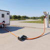 VEVOR 30 Amp 100 Feet RV Extension Cord, 125V 2500W, Heavy Duty 10/3 Gauge STW RV Power Cord, NEMA TT-30P to NEMA TT-30R, with Power Indicator, Cord Organizer, 15A Adapter, for Camper Travel Trailer