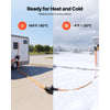 VEVOR 50 Amp 75 Feet RV Extension Cord, 125V/250V 7500W, Heavy Duty 6/3 + 8/1 Gauge STW RV Power Cord, NEMA 14-50P to NEMA 14-50R, with Power Indicator, Cord Organizer, 15A Adapter, for Camper Trailer