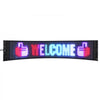VEVOR Programmable LED Sign, P6 Full Color LED Scrolling Panel, DIY Custom Text Animation Pattern Display Board, Bluetooth APP Control Message Shop Sign for Store Business Car Advertising, 27"x5"