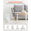 VEVOR Furniture Leveling Shims, 30 PCS 1.97 x 1.16 x 0.22 inch Non-Skid Clear Plastic Pads, Easy-to-Cut Furniture Leveler, Ideal Shim Leveler for Couch, Refrigerator, Table Legs to Avoid Wobbling