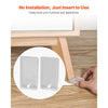 VEVOR Furniture Leveling Shims, 30 PCS 1.97 x 1.16 x 0.22 inch Non-Skid Clear Plastic Pads, Easy-to-Cut Furniture Leveler, Ideal Shim Leveler for Couch, Refrigerator, Table Legs to Avoid Wobbling