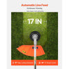 VEVOR String Trimmer, 26cc 2 in 1 Weed Wacker Gas Powered, 17" Cordless Grass Trimmer with 10" Brush Cutter, Shoulder Strap & 3T Blade, 2-Stroke Heavy-Duty Gas Weed Wacker for Quick Grass Cleaning