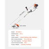 VEVOR Cordless String Trimmer, 52 cc 2-Stroke, Gas Powered Weed Wacker, 17" Cordless Grass Trimmer, Multi-Functional Lawn Edger with Shoulder Strap & 3T Blade, Weed Eater for Quick Grass Cleaning