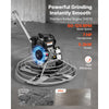 VEVOR Power Trowel, 38 inch Concrete Finishing Machine with Float Pan, 7HP Kohler Engine, 4 Blades, Adjustable Pitch, Gas-Powered Walk-Behind Cement Surface Finisher for Smooth Floors, Construction