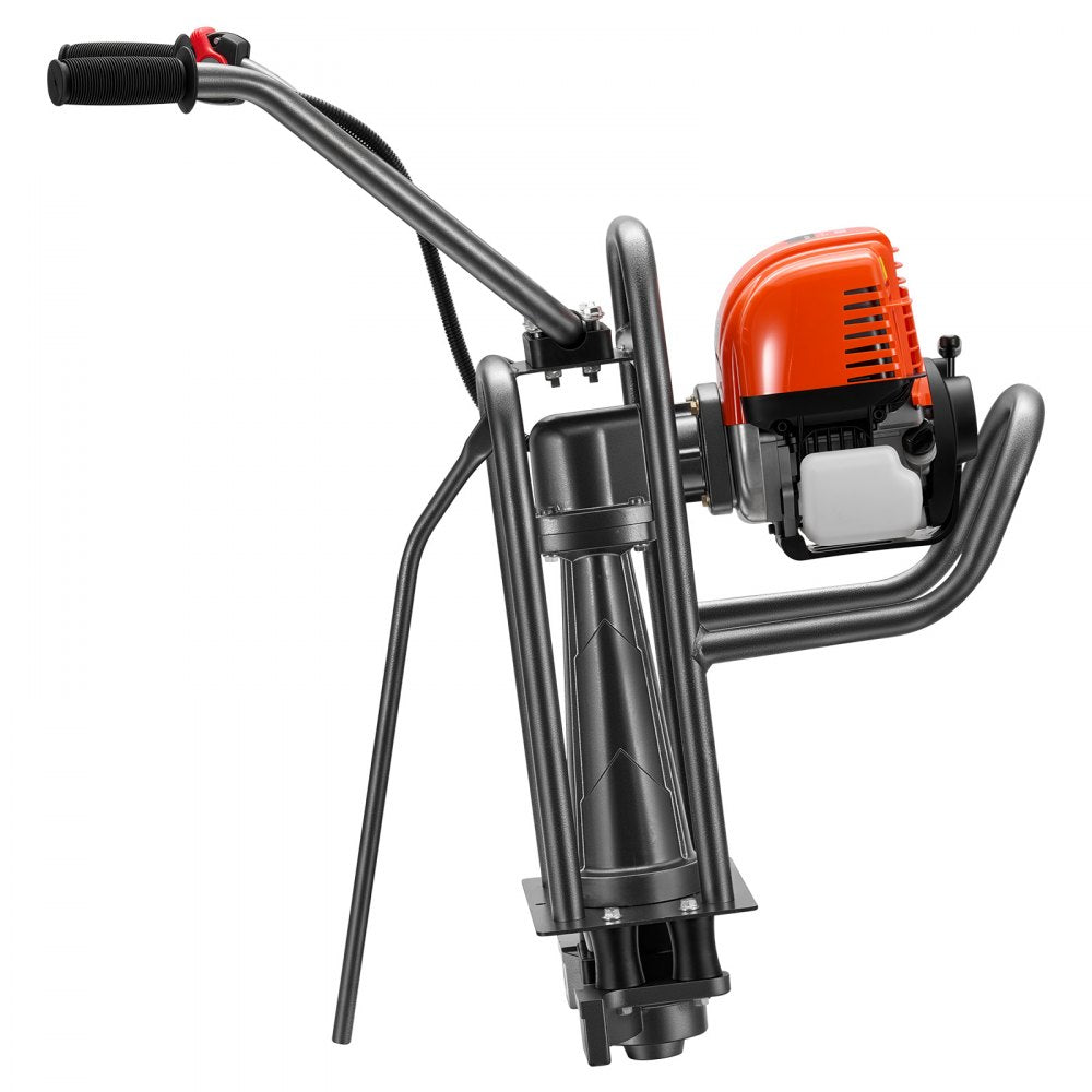 VEVOR Concrete Power Screed Gas-Powered Leveling Machine 1.16HP Engine, 4 Stroke Vibrating Screed, Flexible Shaft Drive, Adjustable Handle, Support Legs for Patio, Driveway, Floor Finishing, Jobsite