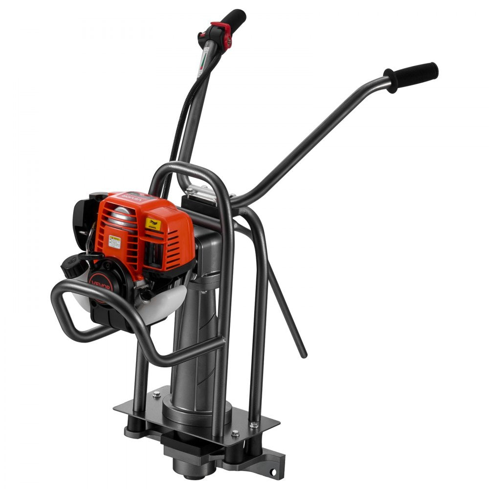VEVOR Concrete Power Screed Gas-Powered Leveling Machine 1.16HP Engine, 4 Stroke Vibrating Screed, Flexible Shaft Drive, Adjustable Handle, Support Legs for Patio, Driveway, Floor Finishing, Jobsite