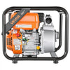 VEVOR Gas Powered Water Pump, 2 in, 132 GPM 7HP Semi Trash Water Transfer Pump Portable, Gasoline Engine with 25 ft Discharge Hose, Heavy Duty Frame, Cast Iron Impeller, for Irrigation, Ponds, Pools