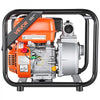 VEVOR Gas Powered Water Pump, 2 in, 142 GPM 7HP Semi Trash Water Transfer Pump Portable, Gasoline Engine with 25 ft Discharge Hose, Heavy Duty Frame, Cast Iron Impeller, for Irrigation, Ponds, Pools