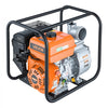 VEVOR Gas Powered Water Pump, 4 in, 422 GPM 8.3HP Semi Trash Water Transfer Pump Portable, Gasoline Engine with 25 ft Discharge Hose, Heavy Duty Frame, Cast Iron Impeller, for Irrigation, Ponds, Pools