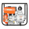 VEVOR Gas Powered Water Pump, 4 in, 422 GPM 8.3HP Semi Trash Water Transfer Pump Portable, Gasoline Engine with 25 ft Discharge Hose, Heavy Duty Frame, Cast Iron Impeller, for Irrigation, Ponds, Pools