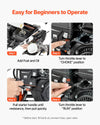 VEVOR Gas Pressure Washer 2900 PSI and 1.85 Max GPM, Upgrade Aluminum Pump with Spray Gun and Wand, 4 Nozzle Set, Low Profile Power Washer for Cars, Fences, Driveways, Homes, Patios, Furniture