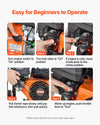 VEVOR Gas Pressure Washer 3600 PSI and 2.6 Max GPM, Full Copper Pump, Spray Gun and Wand, 5 Nozzle Set, 26 ft Hose Gas Powered Pressure Washer for Cars, Fences, Driveways, Homes, Patios, Furniture