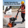 VEVOR Concrete Scarifier, 3700W 2500 RPM Walk-Behind Floor Planer Grinder, Carbide Cutters, 1/8 in Adjustable Depth, Vacuum Port for Surface Preparation, Traffic Line Removal, Pavement, Floor Repair