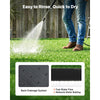 VEVOR Artificial Grass, 10 x 3 ft Fake Grass Turf Rug, 0.6 in Pile Height Realistic Synthetic Lawn Carpet Roll Mat, Easy Clean Drainage Holes for Patio, Garden, Balcony, Outdoor Indoor Decor, Green