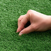 VEVOR Artificial Grass, 10 x 3 ft Fake Grass Turf Rug, 0.6 in Pile Height Realistic Synthetic Lawn Carpet Roll Mat, Easy Clean Drainage Holes for Patio, Garden, Balcony, Outdoor Indoor Decor, Green