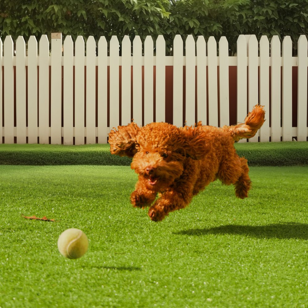 VEVOR Artifical Grass, 4 x 6 ft Rug Green Turf, 1.38"Fake Door Mat Outdoor Patio Lawn Decoration, Easy to Clean with Drainage Holes, Perfect For Multi-Purpose Home Indoor Entryway Scraper Dog Mats