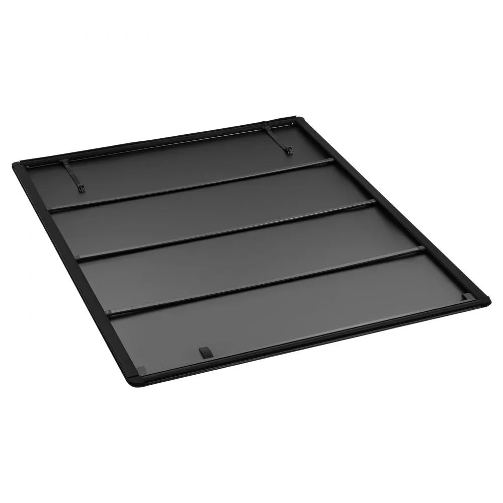 VEVOR Soft Roll-Up Truck Bed Tonneau Cover, Compatible with 2014-2025 Chevy Silverado/GMC Sierra 1500 & 2014-2019 2500 3500 HD, Fits 6.5 ft (6 ft 7 in/79 in) Bed, PVC Tonneau Cover with Aluminum Bars