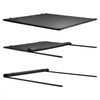 VEVOR Soft Roll-Up Truck Bed Tonneau Cover, Compatible with 2015-2025 Chevy Colorado/GMC Canyon CREW SHOR, Fits 5.2 ft (5 ft 2 in/62 in) Bed, PVC Tonneau Cover with Three Aluminum Alloy Support Bars