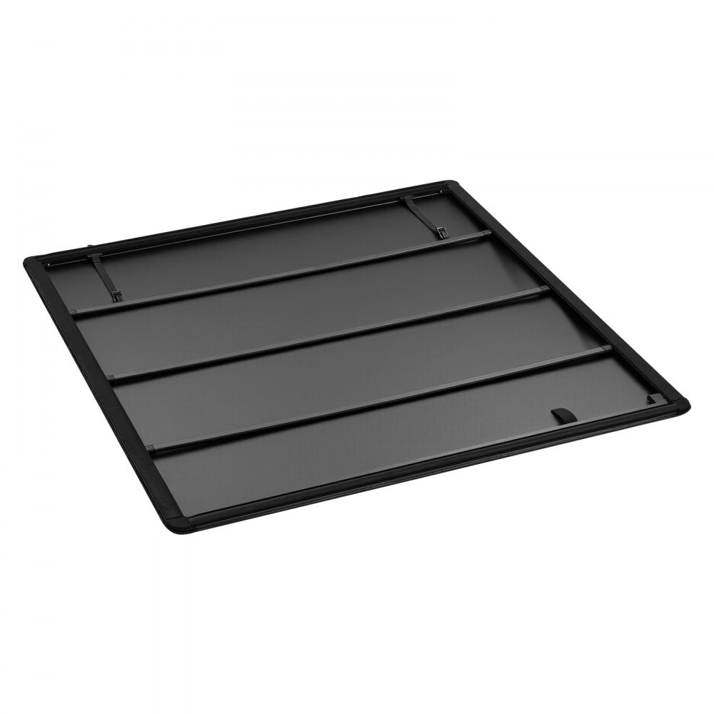 VEVOR Soft Roll-Up Truck Bed Tonneau Cover, Compatible with 2017-2025 Honda Ridgeline, Fits 5 ft (5 ft 4 in/64 in) Bed, Triple-Layer Heavy-Duty PVC Tonneau Cover with Three Aluminum Alloy Support Bars